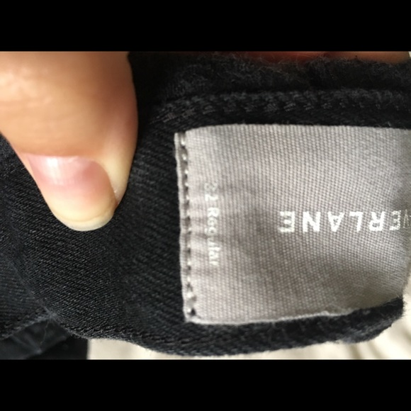 Everlane Modern Boyfriend Jeans Black 32 Straight - Picture 7 of 8